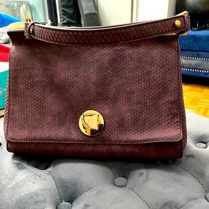 Moda Luxe PU leather hand bag with over shoulder / cross body adjustable strap